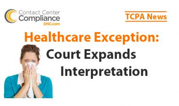 TCPA Healthcare Exception Tested in Court