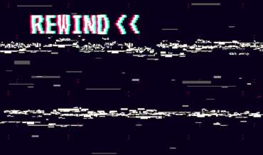 Rewind glitch background