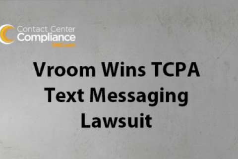 Vroom Wins TCPA Text Messaging Lawsuit