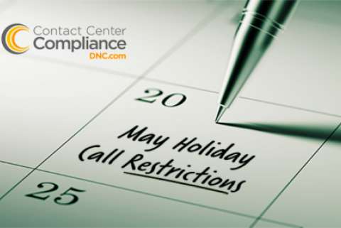 2019 May Restricted Call Dates