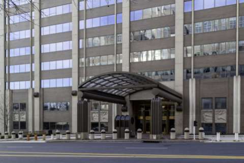 The exterior of the FCC building