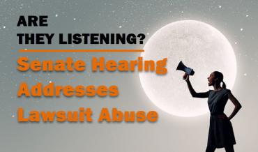 Senate Hearing on Lawsuit Abuse