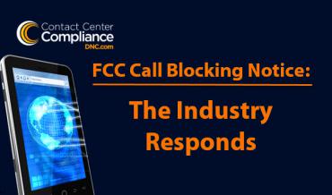 FCC Call Blocking Response From Telemarketing Industry