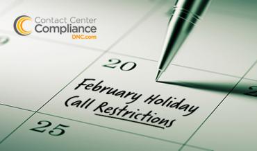 2019 February Restricted Call Dates