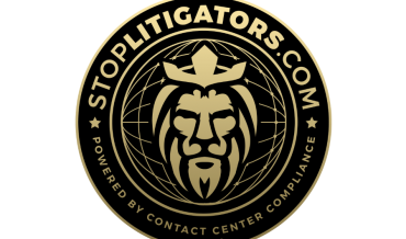 The crowned lion logo for StopLitigators.com