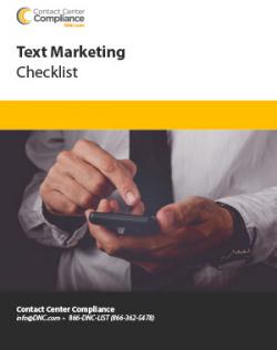 TCPA Compliance Text Marketing Checklist