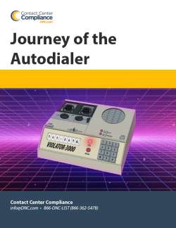 Journey of the Autodialer