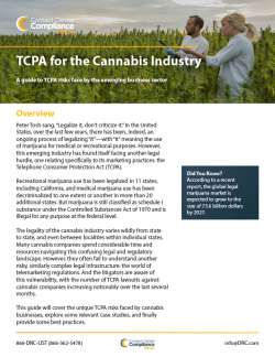 TCPA for Cannabis