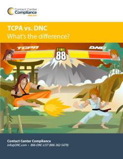 TCPA vs DNC
