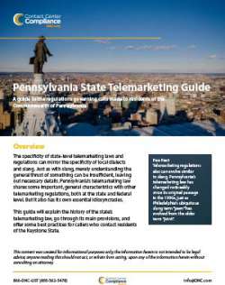 Pennsylvania State Telemarketing Guide