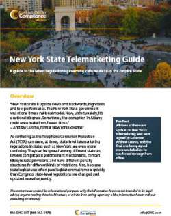 New York State Telemarketing Guide