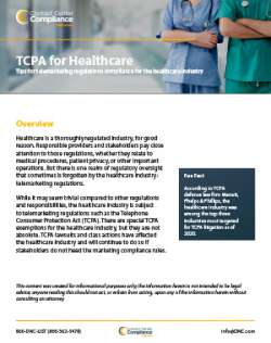TCPA for Healthcare