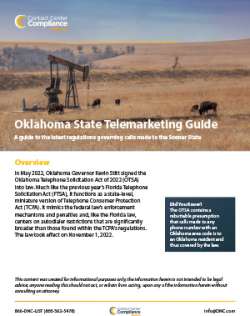 Oklahoma State Telemarketing Guide